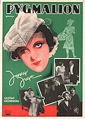 Pygmalion 1937 movie poster Jenny Jugo Erich Engel Eric Rohman art