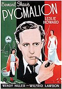 Pygmalion 1938 poster Leslie Howard Wendy Hiller