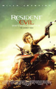 Resident Evil: The Final Chapter 2016 poster Milla Jovovich Iain Glen Ali Larter Paul WS Anderson
