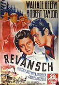 Revansch 1939 poster Wallace Beery Robert Taylor