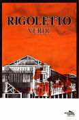 Rigoletto Verdi 1990 poster Norrlandsoperan Find more: Opera Find more: Umeå