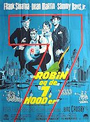Robin and the 7 Hoods 1965 poster Frank Sinatra Dean Martin Sammy Davis Jr Barbara Rush Musikaler