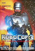 RoboCop 3 1993 poster Robert John Burke Nancy Allen Mario Machado Fred Dekker Robotar Poliser