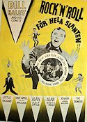 Rock n Roll för hela slanten 1957 poster Bill Haley Little Richard
