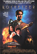 The Rocketeer 1991 poster Bill Campbell Timothy Dalton Jennifer Connelly Joe Johnston Från serier
