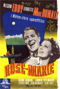 Rose-Marie 1936 poster Jeanette MacDonald Nelson Eddy Reginald Owen WS Van Dyke Berg Musikaler
