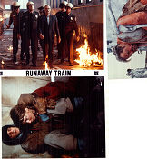 Runaway Train 1985 lobbykort Jon Voight Eric Roberts Rebecca de Mornay Andrey Konchalovskiy Tåg
