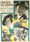 Sången till henne 1934 movie poster Sickan Carlsson Martin Öhman