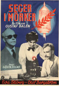 Seger i mörker 1954 movie poster Eva Stiberg Olof Bergström Gunnar Björnstrand Gösta Folke