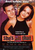 She´s All That 1999 movie poster Freddie Prinze Jr Rachael Leigh Cook Robert Iscove Romance