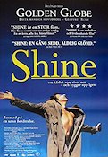 Shine 1996 movie poster Geoffrey Rush Armin Mueller-Stahl Justin Braine Scott Hicks
