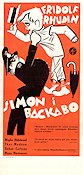 Simon i Backabo 1934 poster Fridolf Rhudin Weyler Hildebrand Thor Modéen Gustaf Edgren