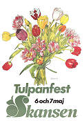 Skansen tulpanfest 1979 affisch Hitta mer: Skansen Blommor och växter