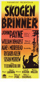 Skogen brinner 1952 poster John Payne William Demarest Agnes Moorehead Edward Ludwig Brand