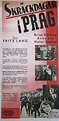 Hangmen Also Die 1945 movie poster Brian Donlevy Fritz Lang
