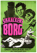 The Strange Door 1952 movie poster Charles Laughton Boris Karloff Sally Forrest