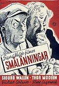 Smålänningar 1935 poster Sigurd Wallén Sture Lagerwall Sickan Carlsson Thor Modéen