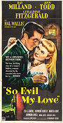 So Evil My Love 1948 poster Ray Milland Ann Todd Lewis Allen Hitta mer: Large poster