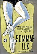 Sommarlek 1951 poster Maj-Britt Nilsson Alf Kjellin Stig Olin Birger Malmsten Ingmar Bergman