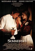 Sommersby 1993 poster Richard Gere Jodie Foster Lanny Flaherty Jon Amiel Romantik