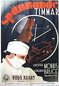Society Doctor 1935 movie poster Chester Morris Virginia Bruce Medicine and hospital Clocks Art Deco