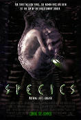 Species 1995 poster Natasha Henstridge Michael Madsen Ben Kingsley Forest Whitaker Roger Donaldson