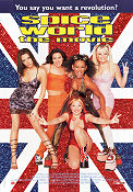 Spice World 1997 poster Spice Girls Mel B Victoria Beckham Bob Spiers Damer Rock och pop Kändisar
