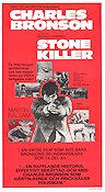 The Stone Killer 1973 poster Charles Bronson Martin Balsam Michael Winner