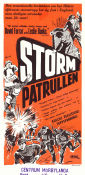 Stormpatrullen 1942 poster Leslie Banks CV France Valerie Taylor Alberto Cavalcanti