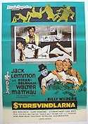 Storsvindlarna 1967 poster Jack Lemmon Walter Matthau Billy Wilder