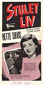 A Stolen Life 1946 movie poster Bette Davis Glenn Ford