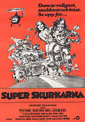 Superskurkarna 1978 poster Peter Fonda Susan St James John Crawford Richard T Heffron Motorcyklar Poliser