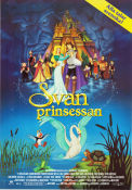 The Swan Princess 1994 movie poster Jack Palance Richard Rich Animation