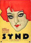 Synd 1928 movie poster Lars Hanson Gina Manés