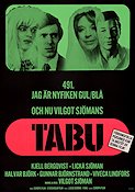 Tabu 1977 movie poster Kjell Bergqvist Lickå Sjöman Vilgot Sjöman