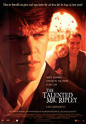 The Talented Mr Ripley 1999 poster Matt Damon Gwyneth Paltrow Jude Law Anthony Minghella