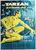 Tarzan and the Lost Safari 1957 movie poster Gordon Scott Robert Beatty Yolande Donlan H Bruce Humberstone Adventure and matine