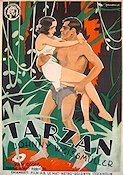 Tarzan the Ape Man 1932 poster Johnny Weissmuller Maureen O´Sullivan WS Van Dyke Eric Rohman art