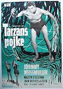 Tarzans pojke 1939 poster Johnny Weissmuller Maureen O´Sullivan Hitta mer: Tarzan Äventyr matinée