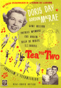 Tea For Two 1950 movie poster Doris Day Gordon MacRae Gene Nelson David Butler Musicals
