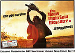 The Texas Chainsaw Massacre 1974 movie poster Marilyn Burns Edwin Neal Allen Danziger Tobe Hooper