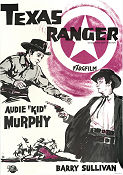 Texas Ranger 1960 poster Audie Murphy Barry Sullivan Harry Keller