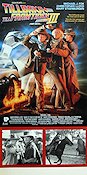 Back to the Future 3 1990 movie poster Michael J Fox Christopher Lloyd