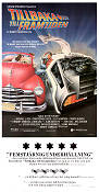 Back to the Future 1985 movie poster Michael J Fox Christopher Lloyd Robert Zemeckis Poster artwork: Drew Struzan Cars and racing