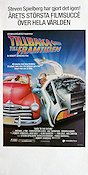 Back to the Future 1985 movie poster Michael J Fox Christopher Lloyd Robert Zemeckis Cars and racing