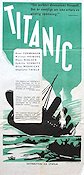 Titanic 1943 movie poster Sybille Schmitz Herbert Selpin Ships and navy