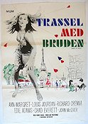 Trassel med bruden 1966 poster Ann-Margret Louis Jourdan Boris Sagal