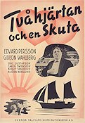 Två hjärtan och en skuta 1932 movie poster Birgit Sergelius Edvard Persson Ships and navy