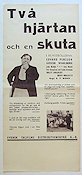 Movie Poster Tv� hj�rtan och en skuta