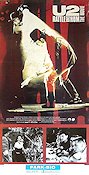 U2: Rattle and Hum 1988 movie poster Bono The Edge Adam Clayton Phil Joanou Rock and pop Documentaries